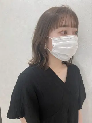 ミディアム カラー 🌿縮毛矯正/ 髪質改善🌿コバヤシのヘアスタイル