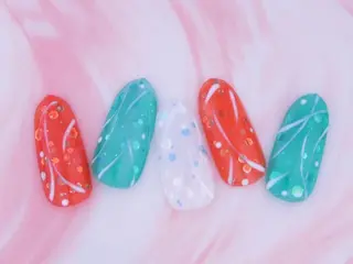 ネイル マジック ミラーのネイルデザイン