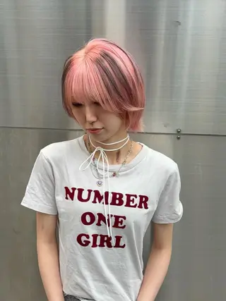 ショート カラー 🥇メンズパーマ /縮毛矯正/木村神心のヘアスタイル