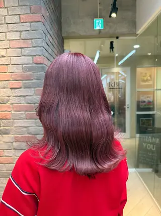 カラー 栗原 莉玖のヘアスタイル
