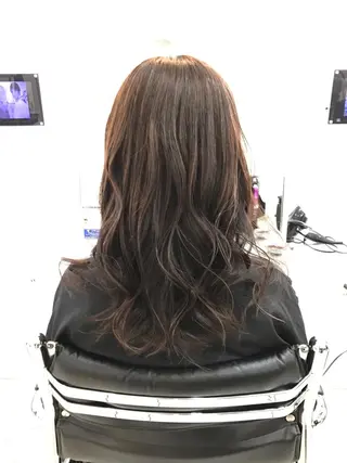 セミロング 大石 さやかのヘアスタイル