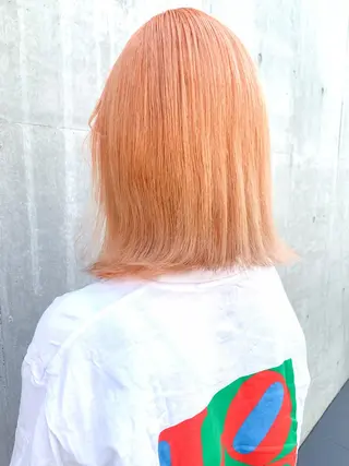 ミディアム カラー ヘアアレンジ yuka .のヘアスタイル