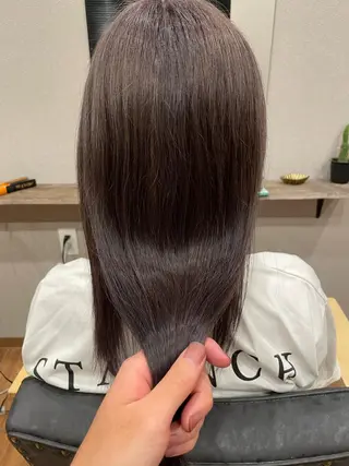 ロング カラー 鵜飼 真伍のヘアスタイル