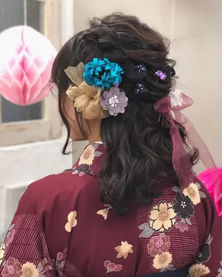 ミディアム 女性に人気♪ はやしほのかのヘアスタイル