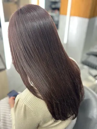 カラー 縮毛矯正/カラ ー/艶髪🌻ひな🌻のヘアスタイル