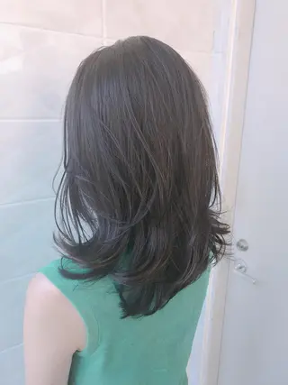 ミディアム 💗大人艶×髪質改善 カラー💗AYAKIのヘアスタイル