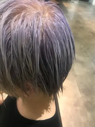 ショート カラー メンズ 森貴裕/ベージュ/ パーマ/オリーブのヘアスタイル