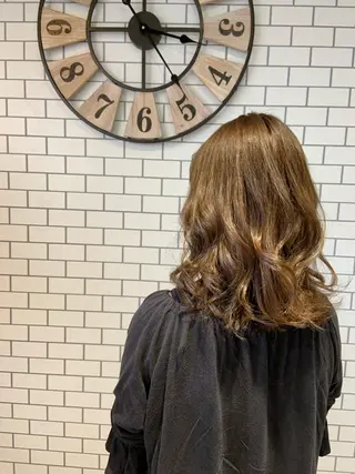ミディアム カラー 韓国hair🦋 Nanaのヘアスタイル