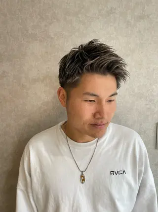 カラー メンズ バレイヤージュ特化｜ Takuのヘアスタイル