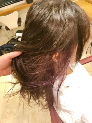 ロング カラー soi 💜AYAKOのヘアスタイル