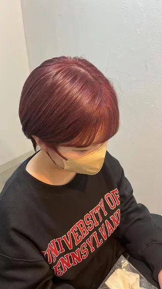ショート alu yuinaのヘアスタイル