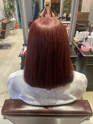 ミディアム 艶カラー透明感カラー まいか🫧のヘアスタイル