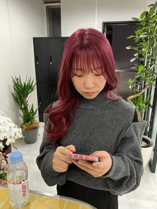 ロング 【YUTO】確実に 髪を綺麗にするプロ。のヘアスタイル