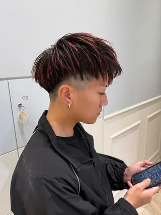 ショート カラー 透明感カラー 松田晃代のヘアスタイル