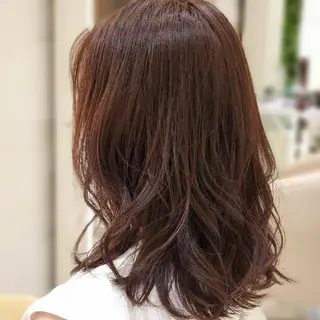 ミディアム カラー 岡本 尚樹のヘアスタイル