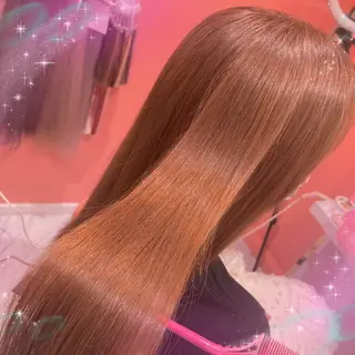 ロング カラー ビューティサロン ミルクのヘアスタイル