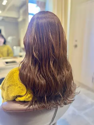ロング カラー 髪質改善/縮毛矯正 seiyaのヘアスタイル
