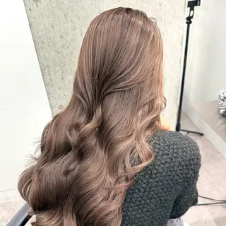 カラー ミルクティーベージュ ／ひかる🌟のヘアスタイル