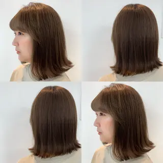 ミディアム カラー 韓国ヘア特化🇰🇷 心斎橋【ユリカ】のヘアスタイル