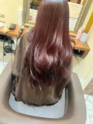 ロング カラー 西村 美依奈のヘアスタイル