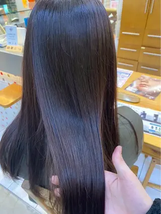 ロング 髪質改善 💠 韓国風うる艶/シオリのヘアスタイル