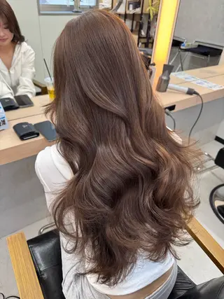 ロング カラー ALEAP owl 平野 宏樹のヘアスタイル