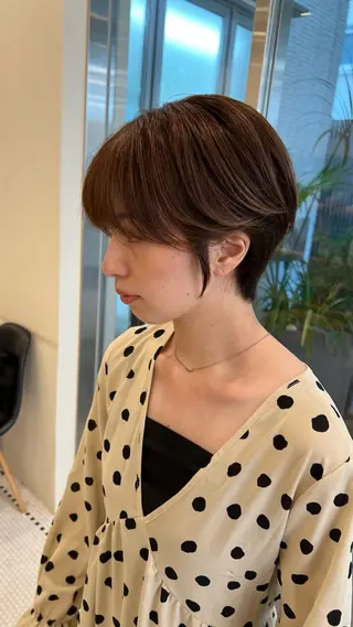 ショート belle   表参道　terrace所属・抜きっぱなしブロンド /ハイトーン/カナタのヘアスタイル