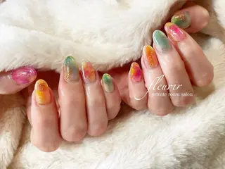 ネイル フルリール 【プライベートサロンのネイルデザイン
