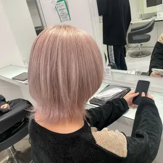 ロング カラー 暖色🩷透明感カラー ♡Maika♡のヘアスタイル