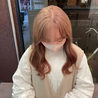 ロング カラー 渡邊 唯のヘアスタイル