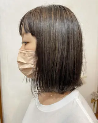 ミディアム カラー Sakairi Yunaのヘアスタイル