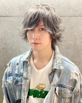 ミディアム メンズ 原宿アンリ 山下卓也のヘアスタイル