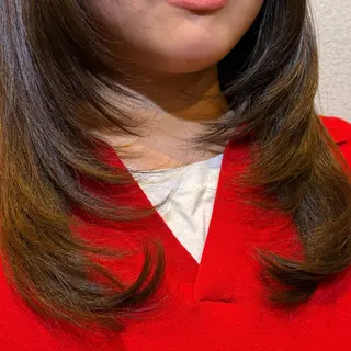 ロング LUZ所属・MIKA💫 艶髪/透明感カラーのヘアスタイル