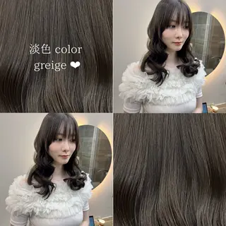 セミロング カラー 《柔らかhair𓍯 》木村美姫のヘアスタイル