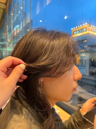 メンズ レイヤーカット/ フェミニン💕/鏡のヘアスタイル