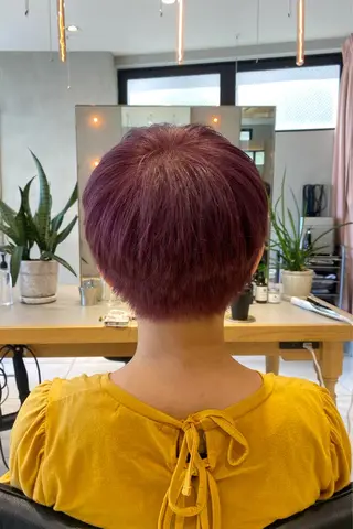 ショート カラー 🌻暖色カラー🌻 sakuraのヘアスタイル