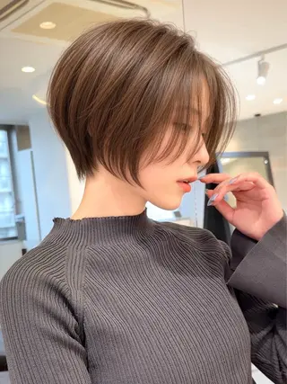 ショート カラー Lond Bloom 天神ショート/ボブのヘアスタイル