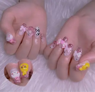 ネイル 長さだし専門店 M2　rikaのネイルデザイン