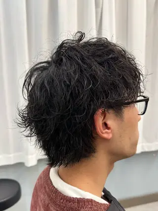 パーマ メンズ はらゆか🦄レディー スカット🧸のヘアスタイル