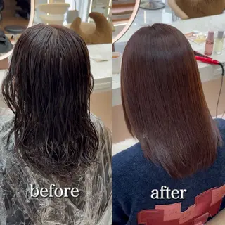 ブリーチなし 透明感カラー/松沢のヘアスタイル