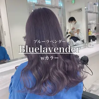 セミロング カラー ヘアアレンジ 🫧モテる💗ダメー ジレスハイトーン🫧のヘアスタイル