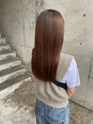 ロング パーマ 日高 香織のヘアスタイル