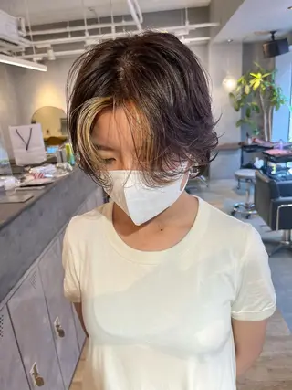 ショート SCENEbyRAD helmのヘアスタイル