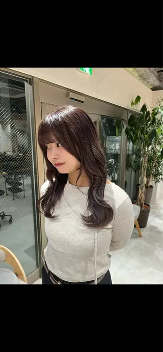 ロング カラー 🍑トレンドカラー 🍑横浜のヘアスタイル