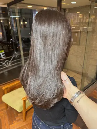 ロング カラー 矢野 晃平のヘアスタイル