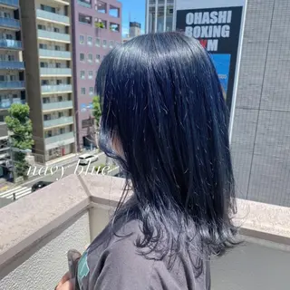 ミディアム カラー パーマ ヘアアレンジ メンズ キッズ ネイル マツエク・マツパ 韓国/トレンド レイヤー【101】のヘアスタイル