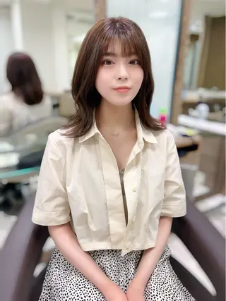 ミディアム miiro 長津田 髪質改善　フジムラのヘアスタイル