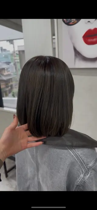 ミディアム A BY WHO あおきのヘアスタイル