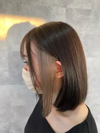 ミディアム カラー レイヤーカット ✨藤原のヘアスタイル