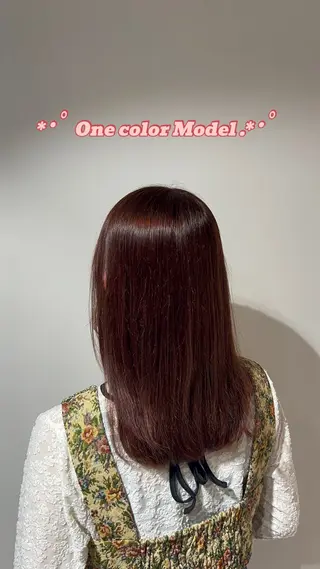 セミロング ︎︎︎︎☁schon カリン ︎︎☁のヘアスタイル